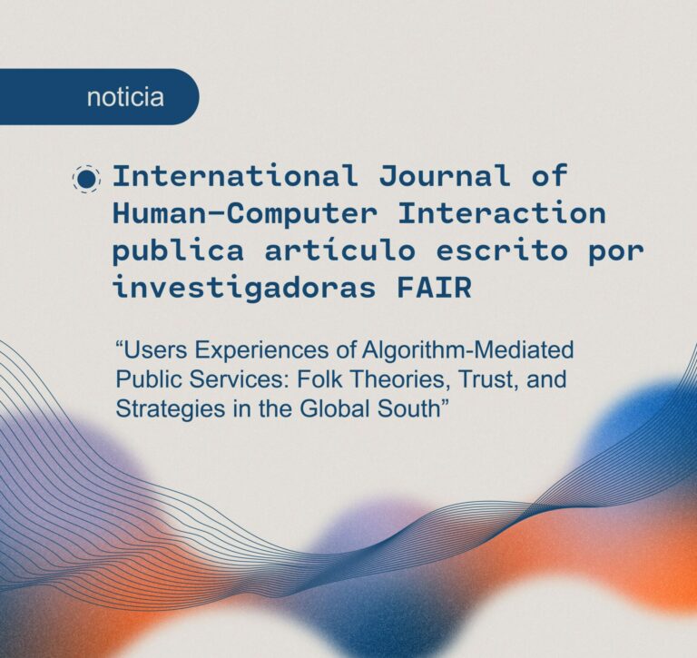International Journal of Human-Computer Interaction publica artículo escrito por investigadoras FAIR